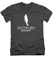Load image into Gallery viewer, Women's Golfer - Men's V-Neck T-Shirt
