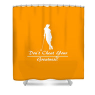 Women's Golfer - Shower Curtain