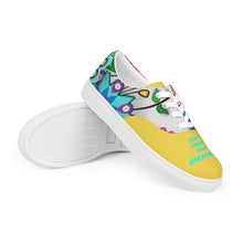 Load image into Gallery viewer, Youth Women’s lace-up canvas shoes
