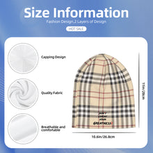 Load image into Gallery viewer, Adult Burberry Knitted Beanie Silk
