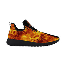 Load image into Gallery viewer, Lightweight Mesh Knit Sneaker - Black
