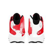 Load image into Gallery viewer, Get That Bag, Basketball Shoes - Red &amp; White
