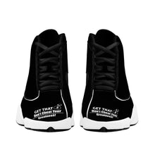 Load image into Gallery viewer, Get That Bag, Basketball Shoes - Black &amp;White
